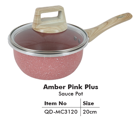 Amber Pink Saucepot